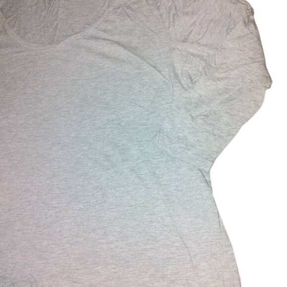 Lane Bryant Elegant Gray Lace Bottom Women's Top - Picture 5 of 11
